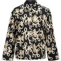 Object Objroya L/S Lo Shirt 144 - Black - 38