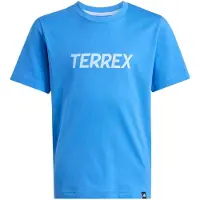 Adidas K Mt Logo Tee - Blue - 152