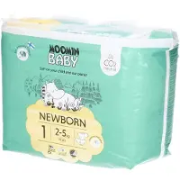 Moomin Baby Newborn koko 1, 2-5 kg 25 kpl teippivaippa