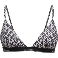 Calvin Klein Swimwear Bikinitoppi musta / valkoinen
