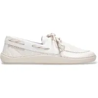 Hispanitas for woman. HV264818 Earth Sneakers off-white (36), Leather, Flat, Laces, Casual