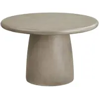 Ebuy24 Ruokapöytä, Bonnet, 120x120x75 cm, Harmaa, Kuitusavi