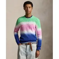 Ralph Lauren for man. 710A12809001 Multicolour dip-dyed cotton jumper (XL), Casual, Multicolor
