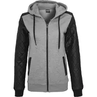 Urban Classics Collegetakki 'Diamond' harmaa / musta