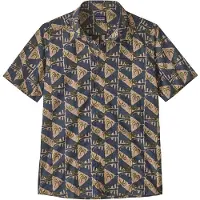 Patagonia M's Go To Shirt Jaguar Geo: Dolomite Blue - XXL