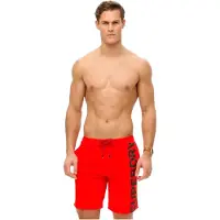 Superdry for man. M3010238A Classic red swimming costume (S), Beachwear, Recycled Polister, Sustainable