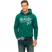 Superdry Collegepaita tummanvihreä / offwhite