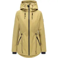 NAVAHOO Välikausiparka 'Blumentanz 14' khaki / musta