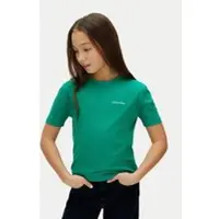 Calvin Klein Chest Inst.logo Ss T-Shirt - Green - 128