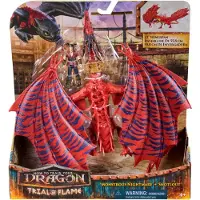 Näin Koulutat Lohikäärmeesi Dragons Viking & -Nightmare & Snotlout - Red - ONE SIZE