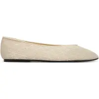 Calvin Klein Square Ballerina Aop Mesh - Cream - 36