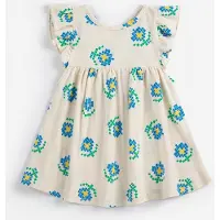 BOBO CHOSES Pixel Flowers All Over Mekko White White 2 Y Valkoinen 2 vuotta Tytöt