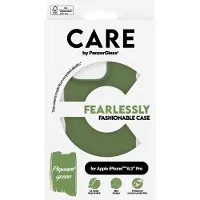 PanzerGlass CARE by Fashionable -suojakotelo, Apple iPhone 16 Pro, vihreä