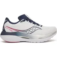Saucony Endorphin Trainer Shoes White Blue SS26, Size 42,5 - EUR