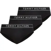 Tommy Hilfiger 3-Pack Cotton Brief - Black - S
