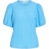 Vila Vifall O-Neck 2/4 Top - Noos - Blue - L