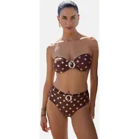 Love & roses Bikinitoppi beige / ruskea
