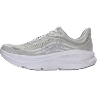Hoka One One Juoksukengät 'BONDI 9' beigenharmaa / vaaleanharmaa / valkoinen