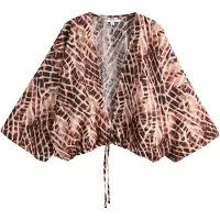 Next Kimono beige / ecru / ruskea