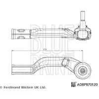 Blue Print Raidetangon pää ADBP870120