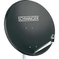 Schwaiger SPI996, 10,7 - 12,75 GHz, 38,5 dBi, Antrasiitti, Alumiini, Muovi, Terästä, 75 cm, 745 mm (SPI996.1)