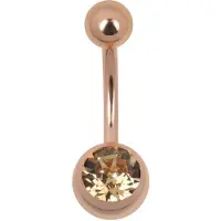 Wildcat Jewelled Bananabell - 10,0 mm, Šampanjec
