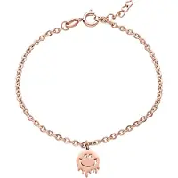 Wildcat Little Smiley Bracelet - rannekoru - Ruusukultainen metalli