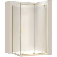 REA suihkukaappi Montana Gold Brush 140x90