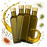 Hobby Hall 10x Marasca lasipulloa 250ml oliiviöljylle, etikalle