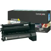 Lexmark Värikasetti keltainen 10.000 sivua, High Yield return