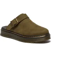 Dr. Martens Brookline Mule Dms Olive Milled Nubuck Wp - Khaki green - 41