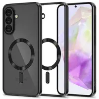 Tech-Protect Samsung Galaxy A37 MagFlex -kotelo - MagSafe-yhteensopiva - Kirkas / musta