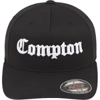 Mister tee Lippalakki 'Compton' musta / valkoinen