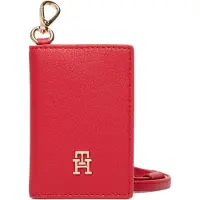Tommy Hilfiger Th Icon Cc Holder W/Strap - Red - ONE SIZE