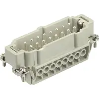 Harting Han E 16 pos male insert screw