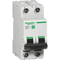 Schneider Electric Automatsikring Multi9 C60sp 2P D-karakteristiikka 20A 480/277 UL1077