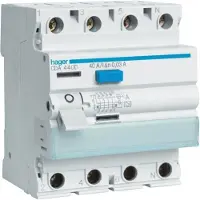 Hager Rccb 4p 40a 300ma A class