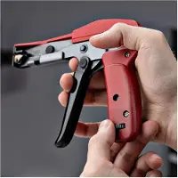StarTech.com N10MM-CABLE-TIE-GUN, Nailon, Punainen, 2,4 - 4,8 mm, Alumiini, Terästä, 127 mm, 156 mm
