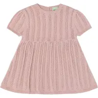FUB Vauvan Mekko Lyhythihainen Pale Rose Pale Rose-92 cm Vaaleanpunainen 92 cm Tytöt