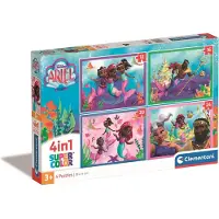 Clementoni Ariel Disney 12+16+20+ Palapeli 24 Kappaletta