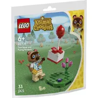 LEGO 30731 Animal Crossing Tomek Nook i prezent z balonem (klocki w woreczku) 33 elementy 6+