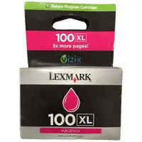 Lexmark 14N1070E Mustepatruuna magenta No 100XL, High Yield - 600 sivua