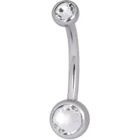 Wildcat Double Mini-Jewelled Bananabell - 1,6 mm, 10,0 mm