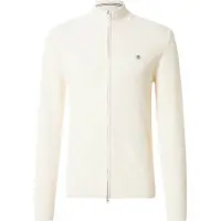 Gant Waffle Knit Zip Cardigan - Cream - XL