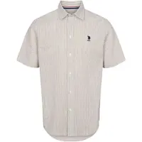 U.S. POLO ASSN. Charli Reg Ss Uspa M Shirt - Brown - XL