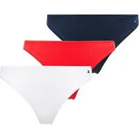 Tommy Hilfiger Underwear Stringit laivastonsininen / vaaleanpunainen / valkoinen