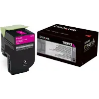 Lexmark 70C0H30 XL -laservärikasetti, magenta