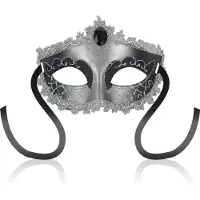 Ohmama Masks Black Diamond Eyemask Grey