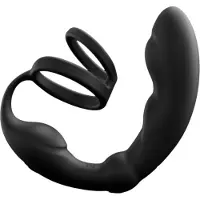 Marc Dorcel Eturauhasen hierontalaite kaksoisrenkaalla P-Ring Prostate Massager