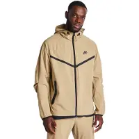 Nike Takki Tech Woven Fz - Laskuvarjo Beige/musta, koko Small